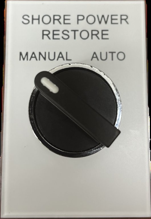 ASP Auto Shore Power Connect manual/auto selector panel