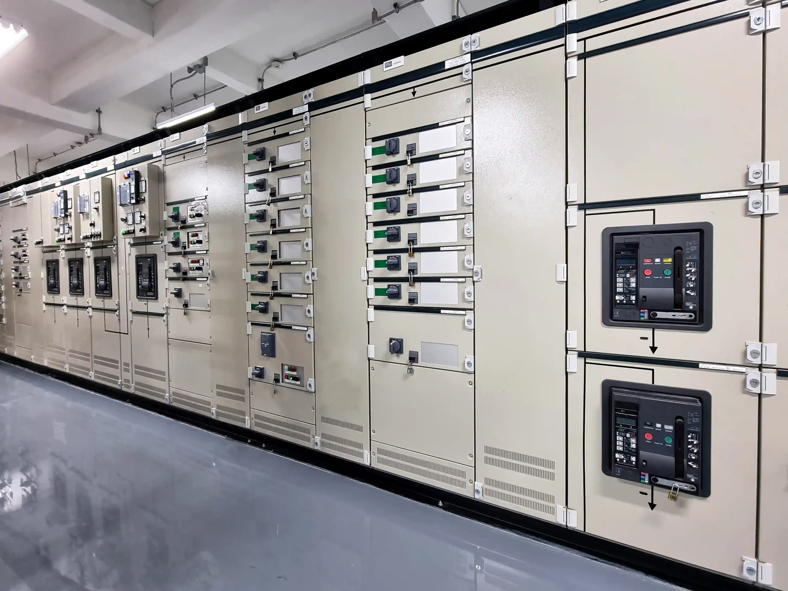 Marine control panel operator