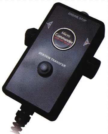 ZF MicroCommander handheld remote with engine stop and station transfer